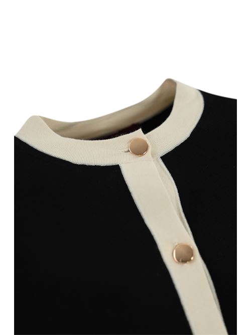 Giacca Agito in maglia Nero/Avorio MAX MARA STUDIO | 2426346101600011